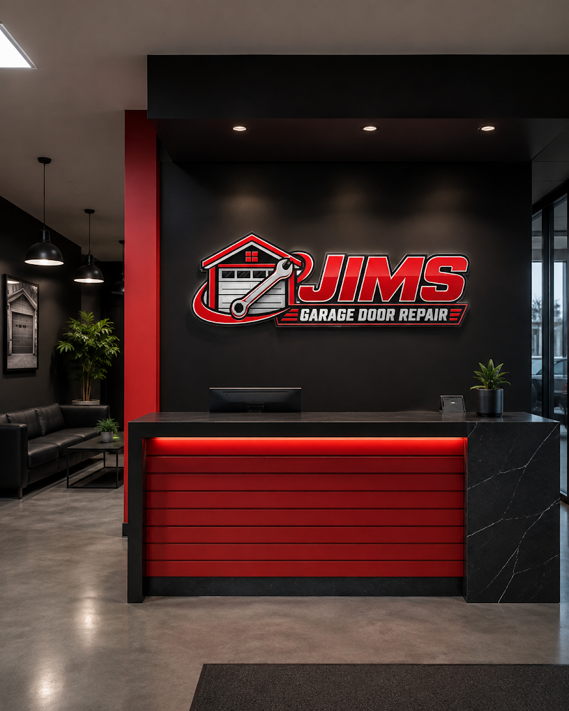 Jims Garage Door Repair customer reception area